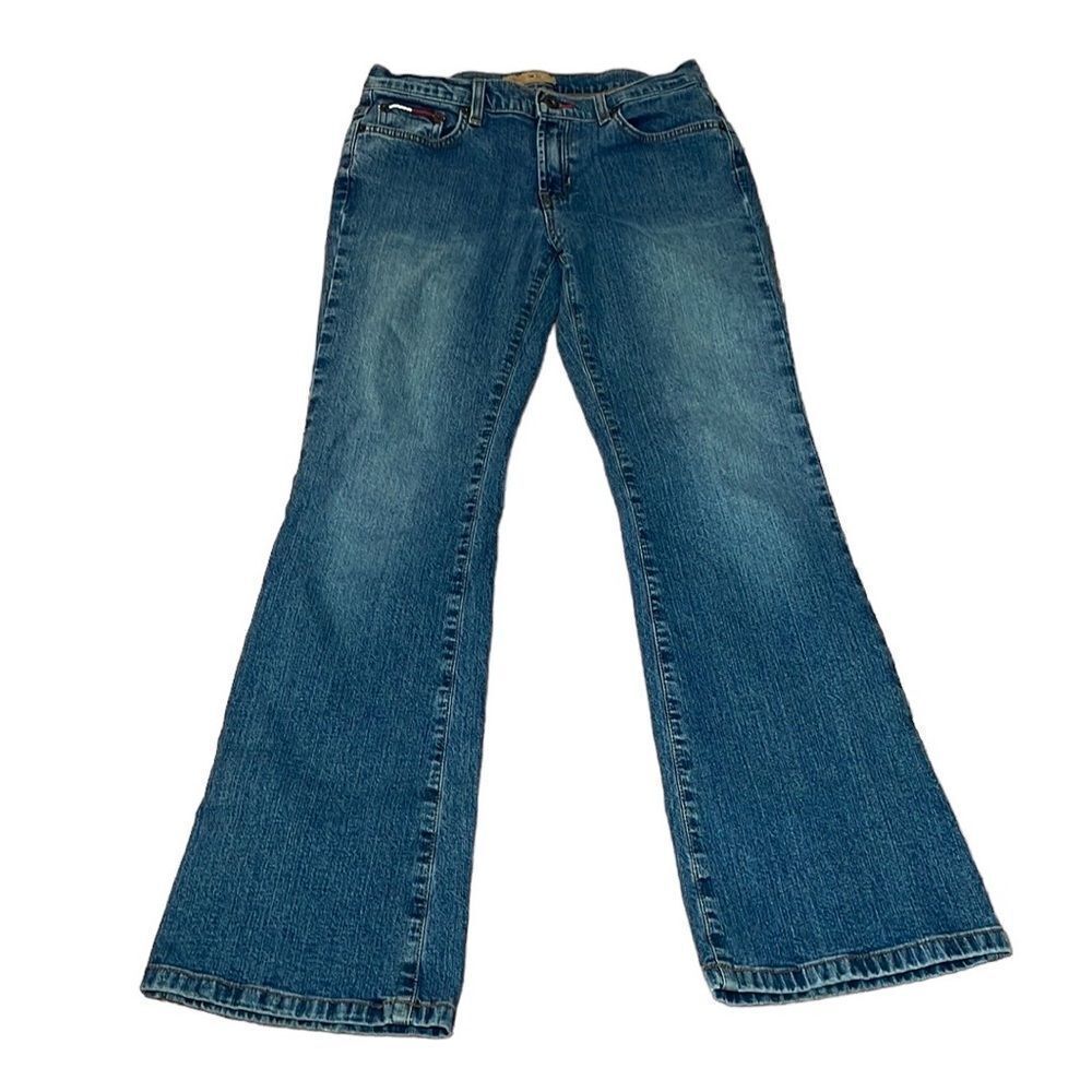 Y2K Tommy Hilfiger Vintage Boot Cut Jeans, 7 short